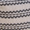 Pouf, tissu de coton fabriqué à la main 16 x 16 x 16 | Naturel avec noir, parfait pour le salon