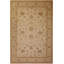 Tapis brun clair en laine noué à la main 9 pi 10 po x 7 pi Abbigail Southwestern