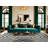 Washable Fog Gray White Striped Area Rug-1652258828
