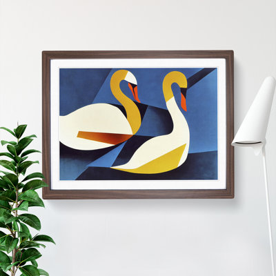 Abstract Swans Vol.1 - Framed Print
