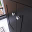 Meuble-lavabo noir 36 po à 5 tiroirs 36 po