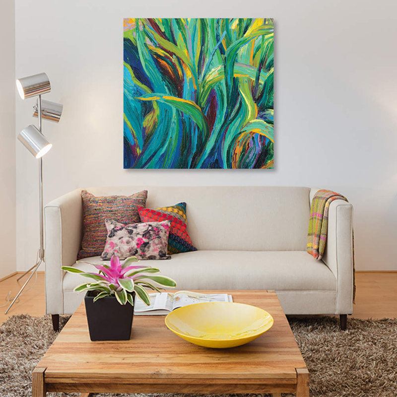 « gm 057 » par iris scott abstracts, impression sur toile, H 12 po x l 12 po x P 0,75 po, Toile tendue, Pas de tapis