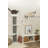 TRIXIE Acadia 63-in Cat Tower with Wall Supports, Oversized Sisal Scratching Post, Three Platforms, Removable Bed, Gray