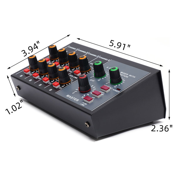 8 Channel Professional Audio Mixer Sound YYBSH