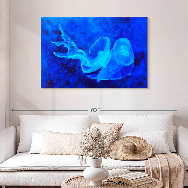 Brampt Bell Shaped Jellyfish, 30" H x 45" W