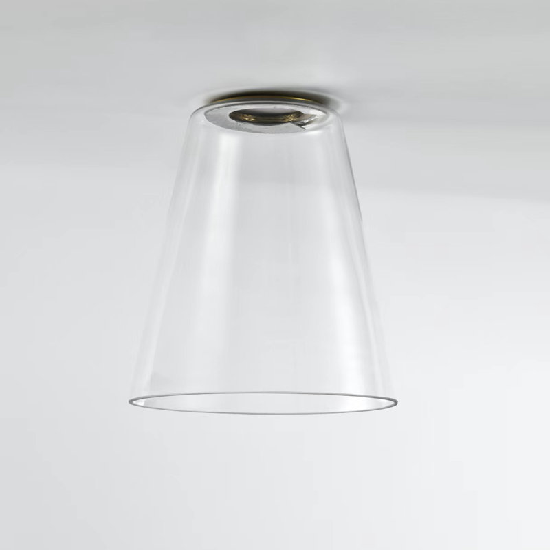 Luminaire suspendu simple à 1 lumière Farella, Nickel poli / noir brossé satiné