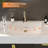 Aro 59" Floating Double Bathroom Vanity, Sintered Stone Top, White Cabinet with Gold Soft Close Hardware-1604876578