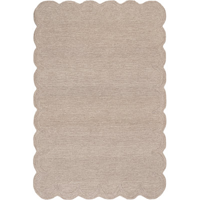  Elira Solid Bordered Area Rug