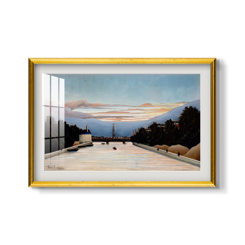 La Tour Eiffel, vers 1898 - Henri Rousseau - Reproduction encadrée sur mesure, 16 po x 22 po