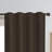 Blackout Velvet Thermal Rod Pocket/Back Tab Single Curtain Panel-72385530-72385531