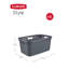 Style Laundry Box 60L + Laundry Basket 45L, Anthracite