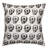 Skull Pattern Indoor/Outdoor Reversible Throw Pillow-24439011
