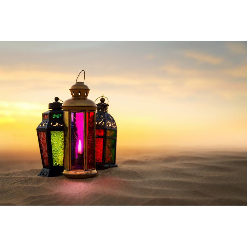 Ramadan Lantern - Photographie sur toile tendue, L 12 po x H 8 po