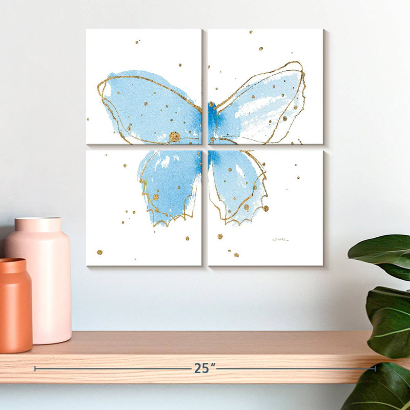 Papillons dorés Brampt III, H 18 po x l 18 po