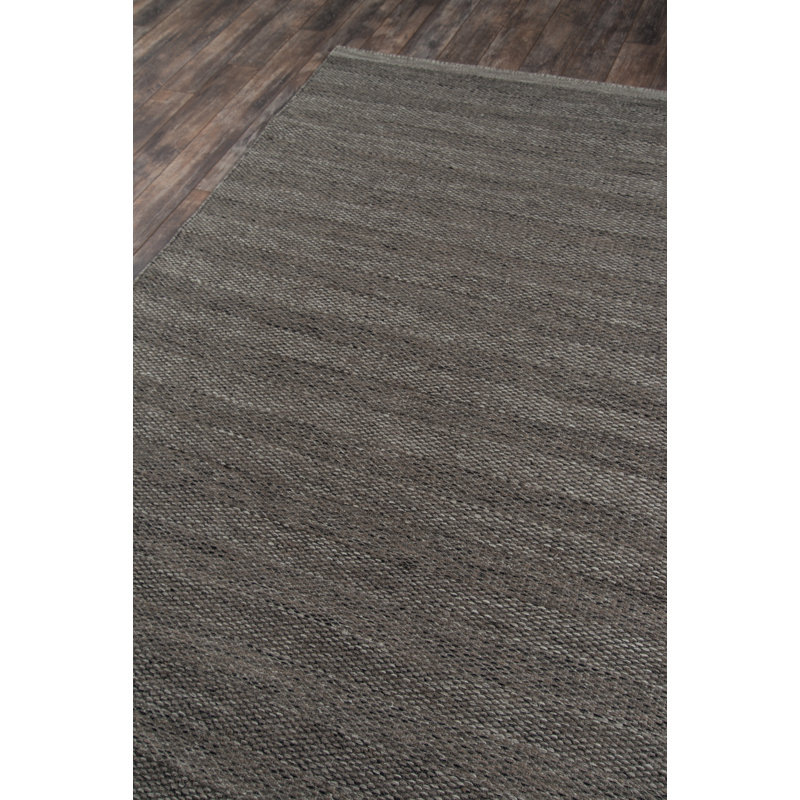 Mesa Hand Woven Wool Striped Area Rug, Rectangle 5' x 8'