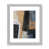 Silver Matted Picture Framed