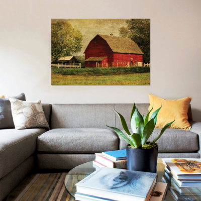 «Grange», Tee Studios, «Red Barn», impression sur toile