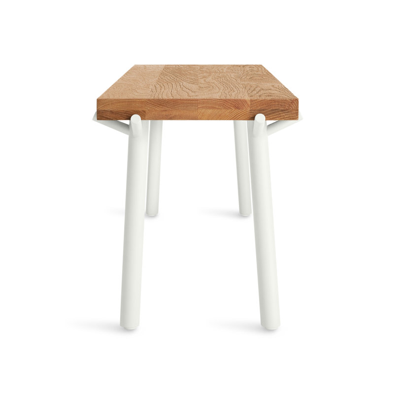 Branch Dining Bench, Oak, White