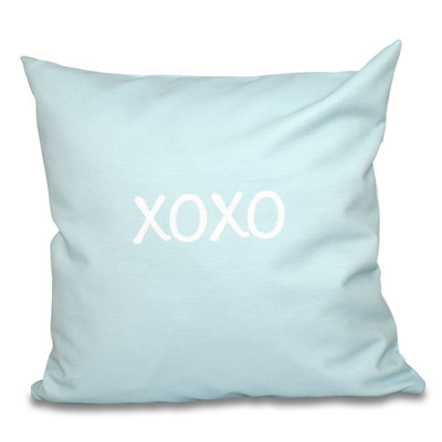 Housse de coussin et insert de coussin carré XOXO