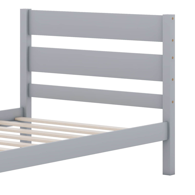 Cadres de lit plateforme en bois, Grey