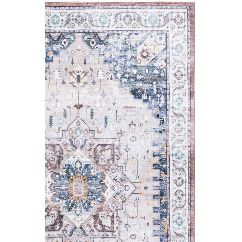 Arizona Performance Machine Washable Oriental Indoor Rug, Rectangle 8' x 10'