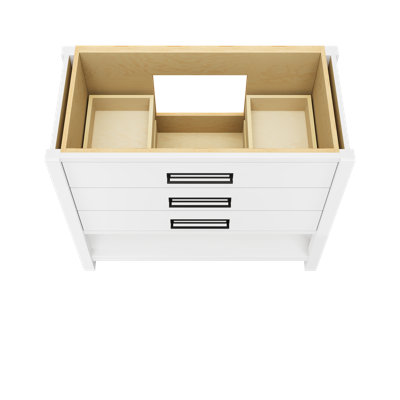 Kiawah Three-Drawer Single Bath Vanity