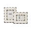 Brick Pattern Set Of 2 Photo Frames