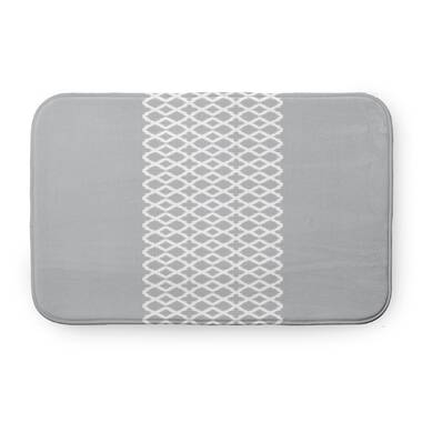 1 PCS Bathroom Absorbent Mat Dark Gray Absorbent Dog Mat For Food And Water  Bowl,Dog