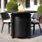 Propane Gas Fire Pit Table, 50000 BTU Round Steel Fire Pit For Outside Patio Deck Garden Courtyard-Black-659861914
