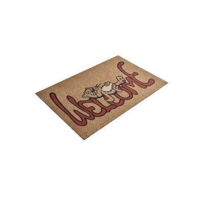 Tapis d'entrée antidérapant pour l'extérieur Hamillet 28 po x 18 po