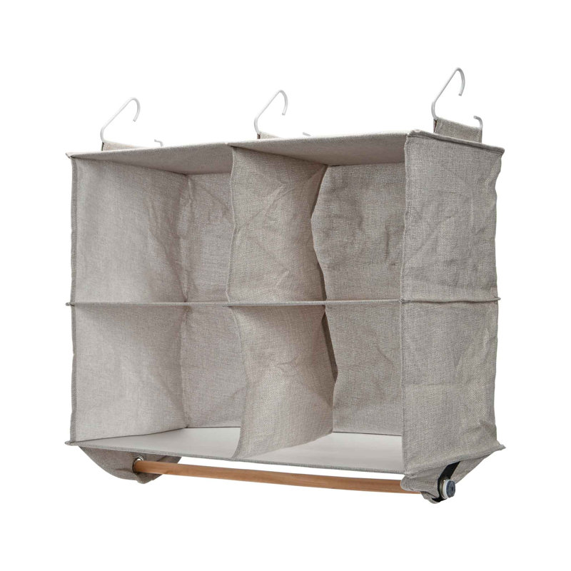 Rangement suspendu à 4 poches Wyon, Blanc