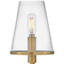 Marten 1-Light Two-Tone Bath Vanity Wall Sconce
