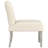 Aireanna Slipper Chair Linen Fabric Button Design