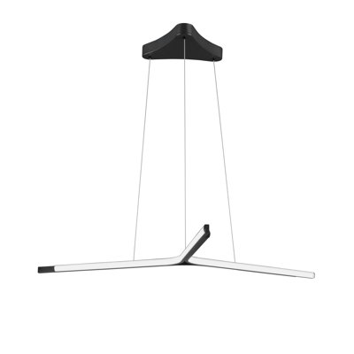 3 - Light Black LED Unique/Statement Pendant