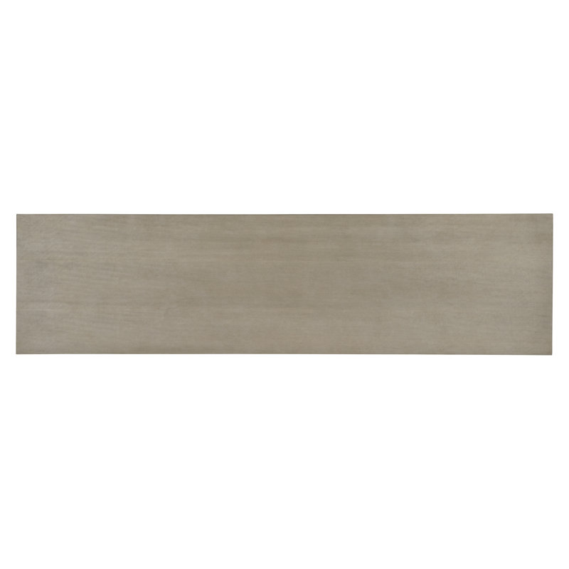 Cardenas 82'' Brown Makore Veneer Media Console with Cabinets