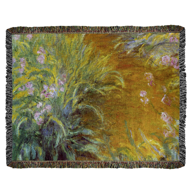 Claude Monet Hand Woven Throw Blanket