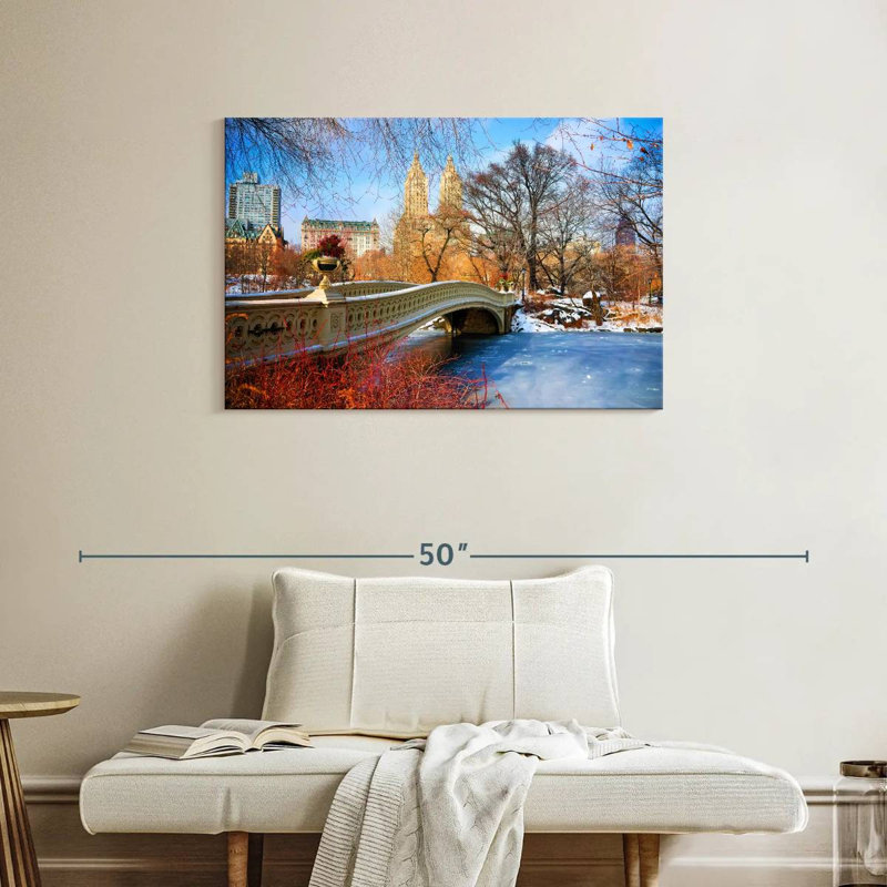 Pont sur le pont central de New York, H 24 po x l 36 po