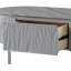 Grey High Gloss And Chrome Coffee Table