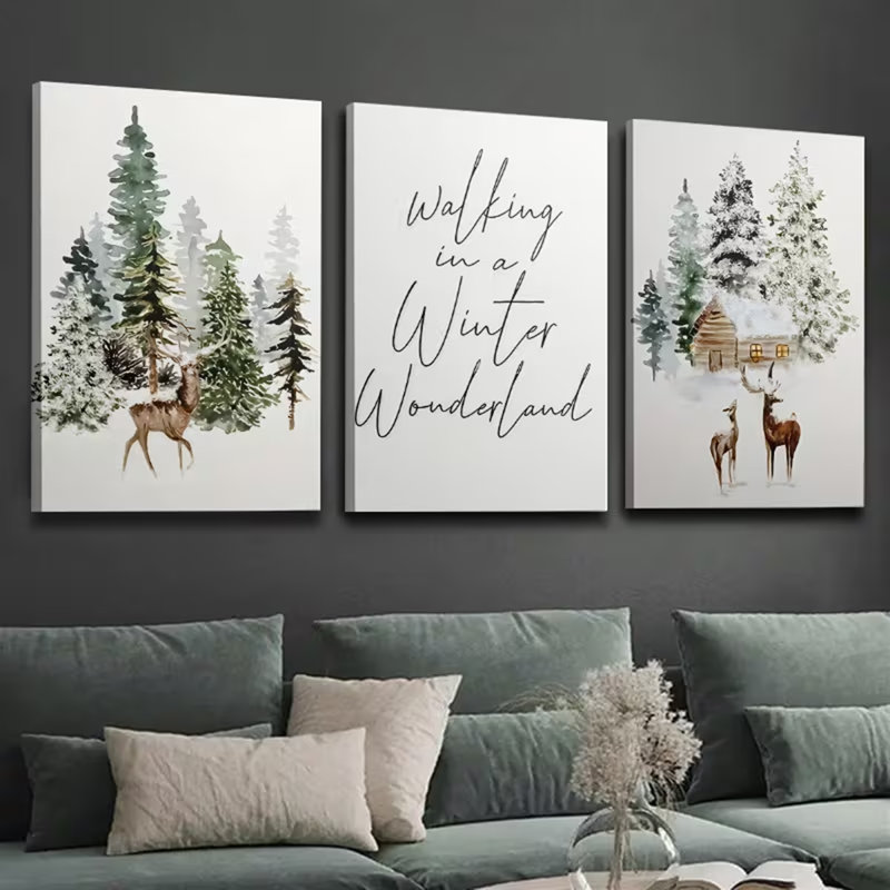 3 Piece Wrapped Canvas Print