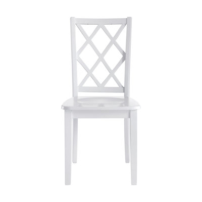 21" Wide Dining Chair with a Lattice Back by August Grove