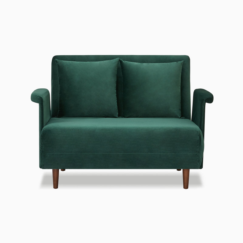 Finnick Velvet Accent Chair, Green Velvet