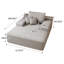 Chaise Lounge Chair Indoor, Oversized Upholstered Sofa Bed, Sleeper Couch Reading Chairs Fluffy Plush Faux Fur Cloud Sofas Couches-466913763
