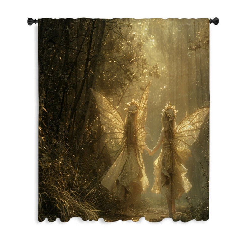 Elainah Blackout Curtain Single Panel, 50" W x 96" L
