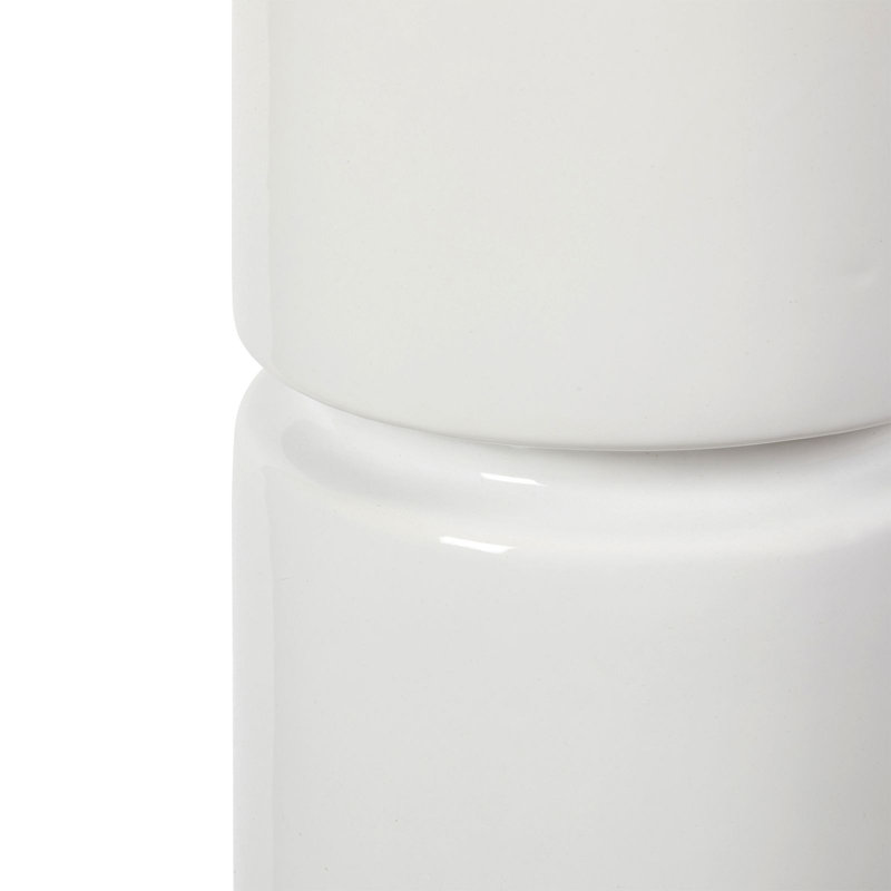 Charles Table Lamp, Ivory Frost