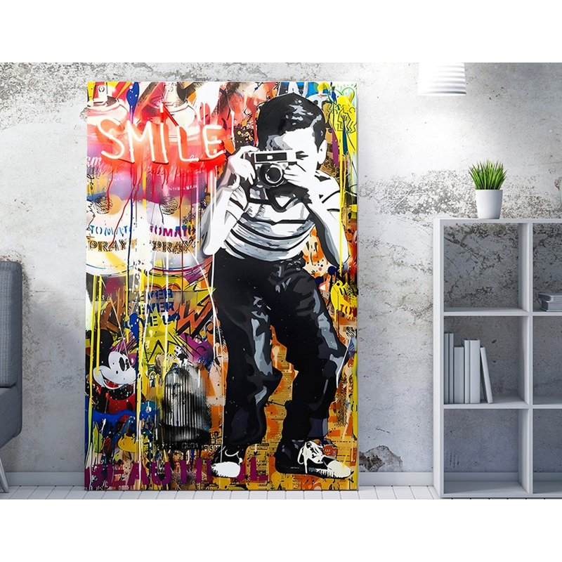 Stunning Decorative Canvas Painting, 19.7 x 27.6 inches | 50% Cotton / 50% Polyester, Digital Printing on Canvas | Elegant Wooden Frame (0.8 x 1.2 inches) | Perfect for Living Room, Bedroom & Office Decor