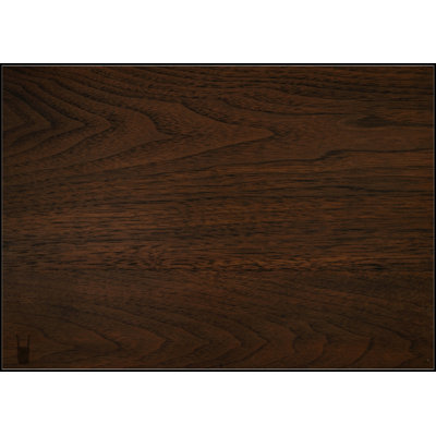 Walnut Finish Modern Dining Set With Self-Storing Extension Leaf And 6 Upholstered Chairs, Perfect For Elegant And Functional Dining by Hokku Designs