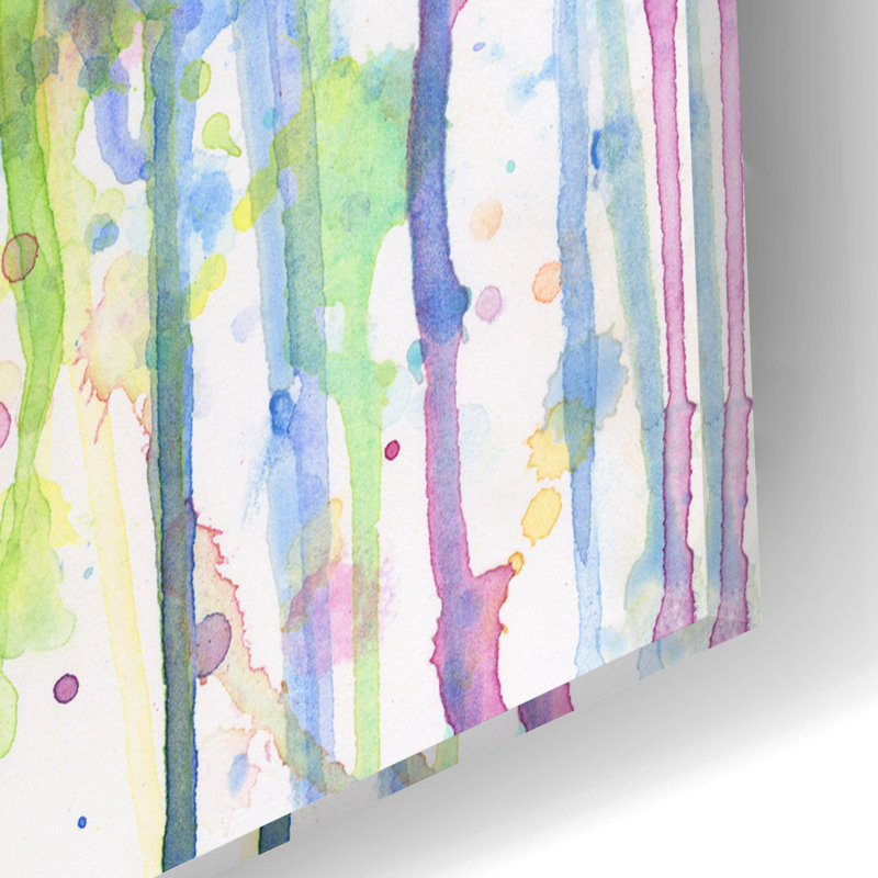 «Rainbow Zebra» par Olga Shvartsur, H 16 po x l 12 po x P 0,13 po