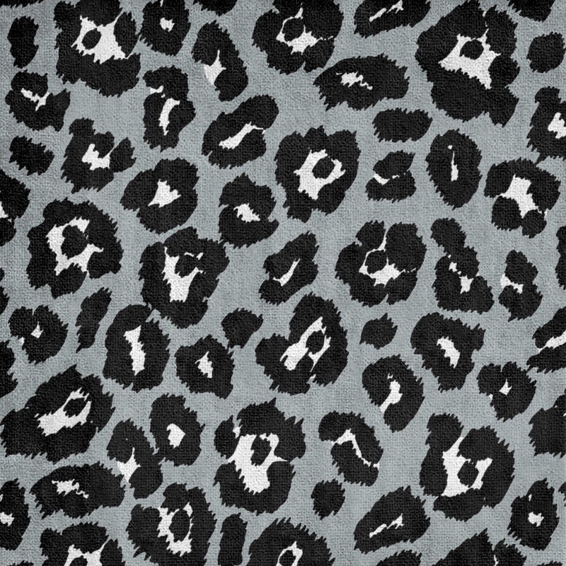 Everdene Bath Towel, Polyester/Cotton Blend, Silver/White/Black