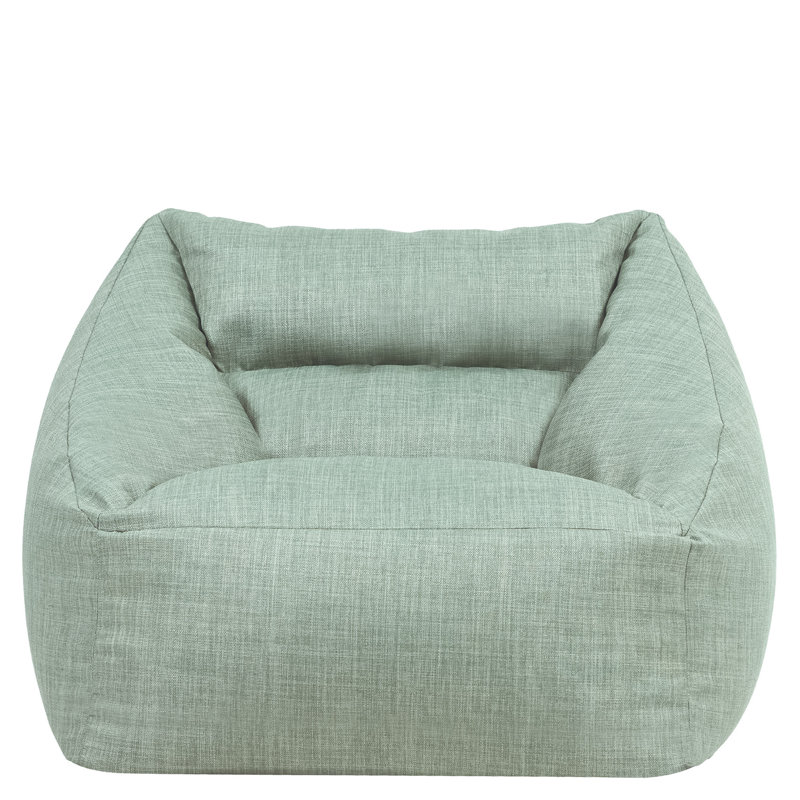 Natalia Outdoor Woven Armchair Bean Bag, Sage Green