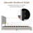 Boucle Bed Frame,Upholstered Bed Frame With Headboard, Surface Cover Soft Cloud Bed Frame Easy Assembly, No Box Spring Required-1782466018-1782466021